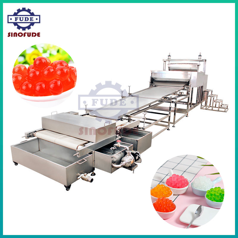 Design Concept of Popping Boba and Agar Boba Production Line